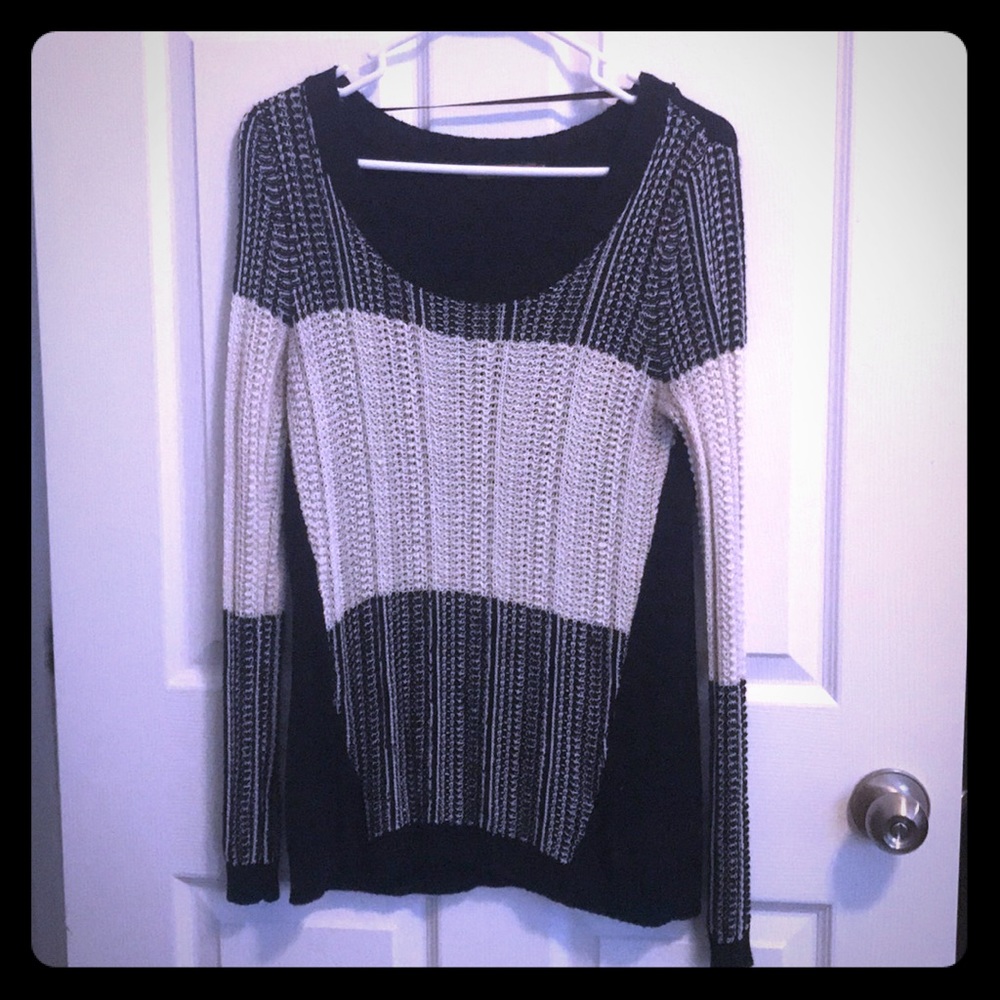 Black and White Sweater